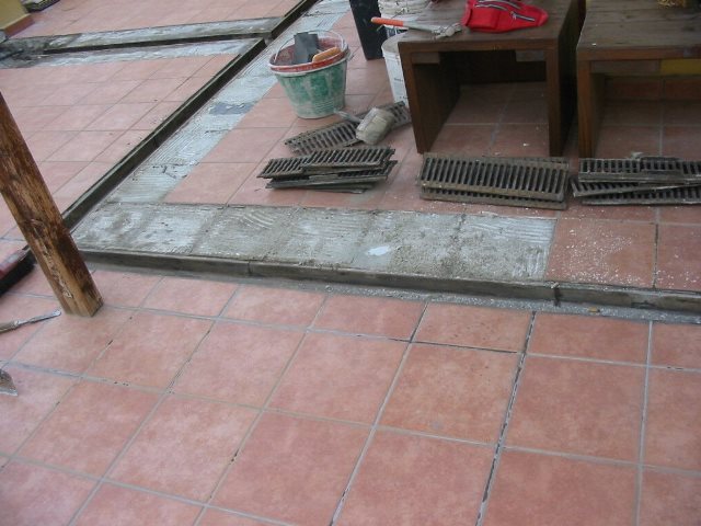 Floor before renovation