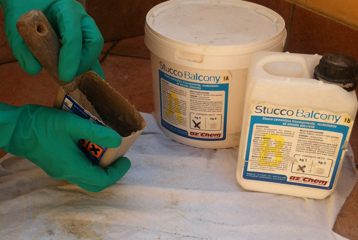 Preparation of STUCCO BALCONY